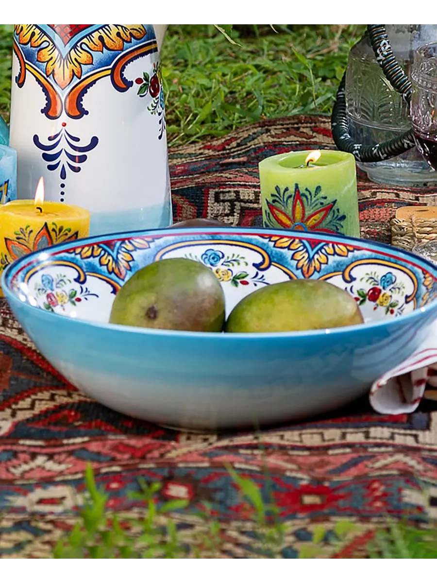 Занзибарская сервировочная миска Euro Ceramica — изображение 3 из 4, мульти