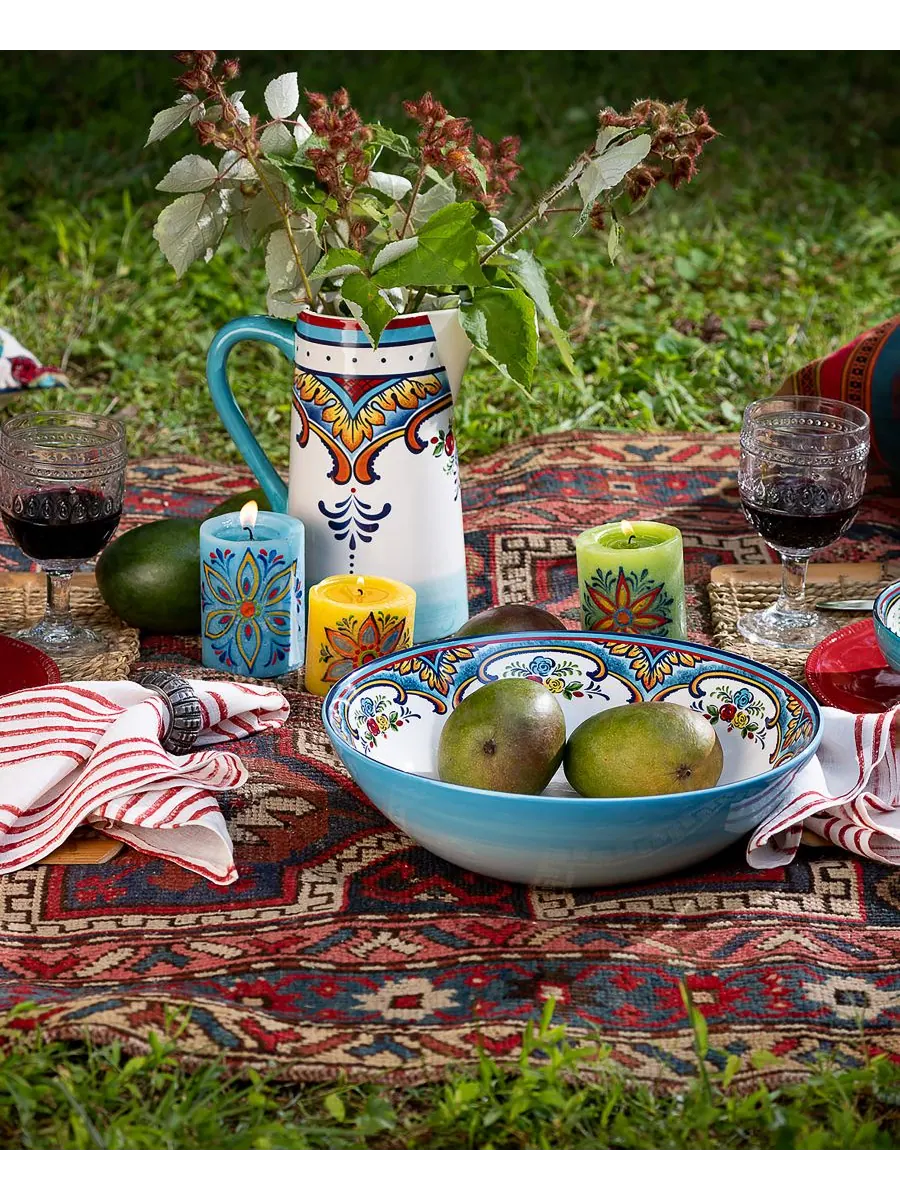 Занзибарская сервировочная миска Euro Ceramica — изображение 4 из 4, мульти