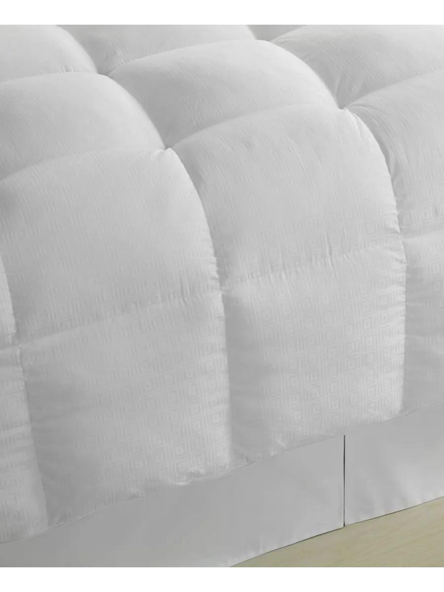 Гипоаллергенное одеяло Luxe с наполнителем, имитирующим пух, размер Twin, Hotel Collection — изображение 2 из 8, белый