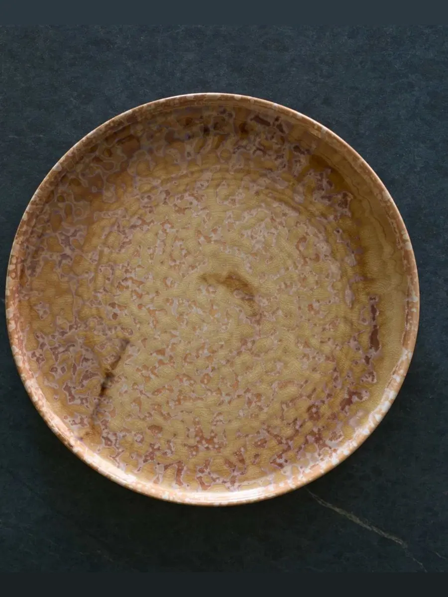 Набор из 4 обеденных тарелок Hanami Stoneware LEMIEUX ET CIE — изображение 2 из 3, бежевый