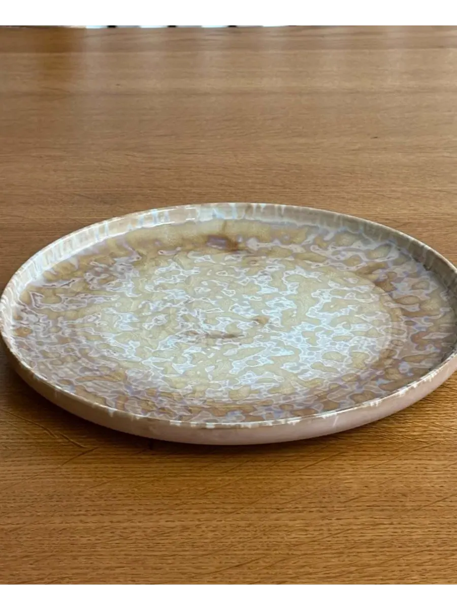 Набор из 4 обеденных тарелок Hanami Stoneware LEMIEUX ET CIE — изображение 3 из 3, бежевый