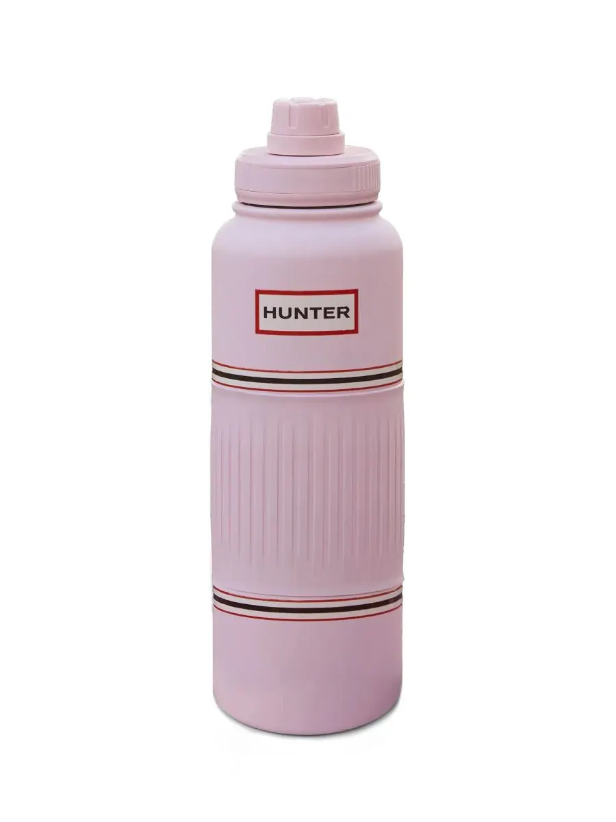 Стакан для воды GoGrip объемом 1 л (около 1,2 литра) из нержавеющей стали Hunter — изображение 1 из 7, розовый