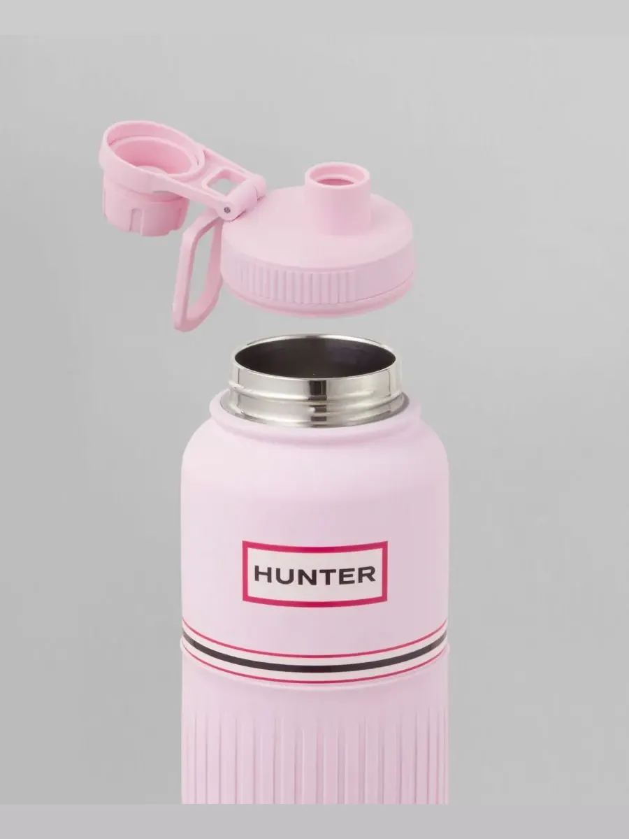 Стакан для воды GoGrip объемом 1 л (около 1,2 литра) из нержавеющей стали Hunter — изображение 5 из 7, розовый