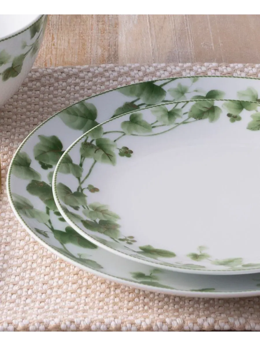 Набор посуды из 4 предметов на 1 персону Noritake Ivy Whisper — изображение 3 из 10, зеленый