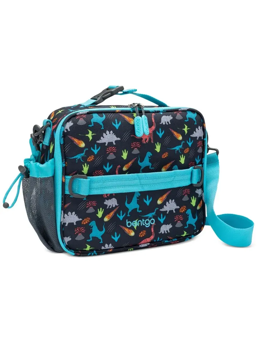 Детская термосумка для ланча Kids Prints Deluxe Bentgo, Dino — изображение 2 из 6