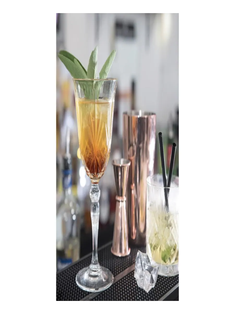 Набор из 6 хрустальных бокалов для шампанского Melodia Collection Lorren Home Trends — изображение 4 из 4, прозрачный