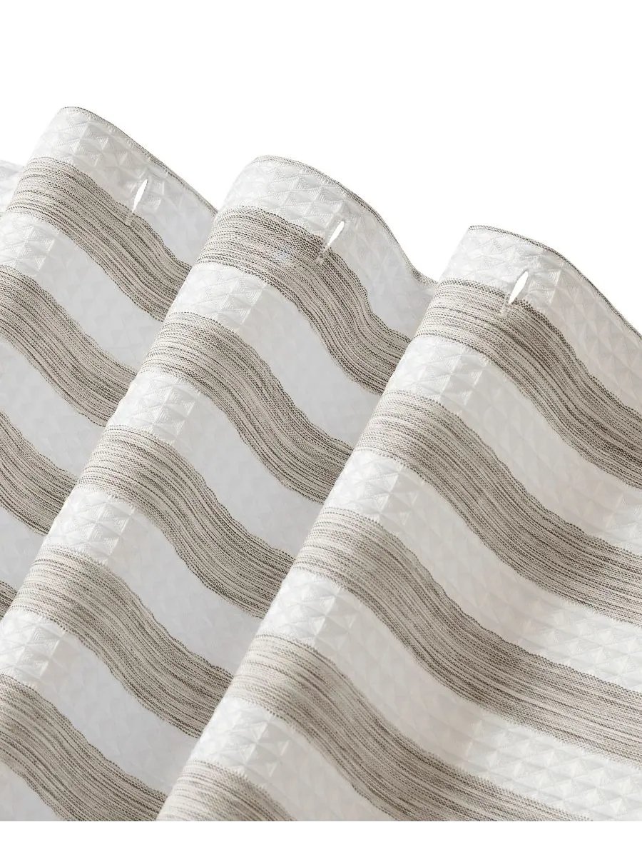 Шторка для душа Ariana Ombre Waffle, 72" x 72" Madison Park — изображение 5 из 9, тауп