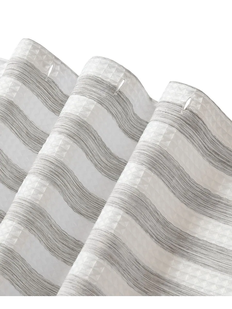 Шторка для душа Ariana Ombre Waffle, 72" x 72" Madison Park — изображение 5 из 9, серый