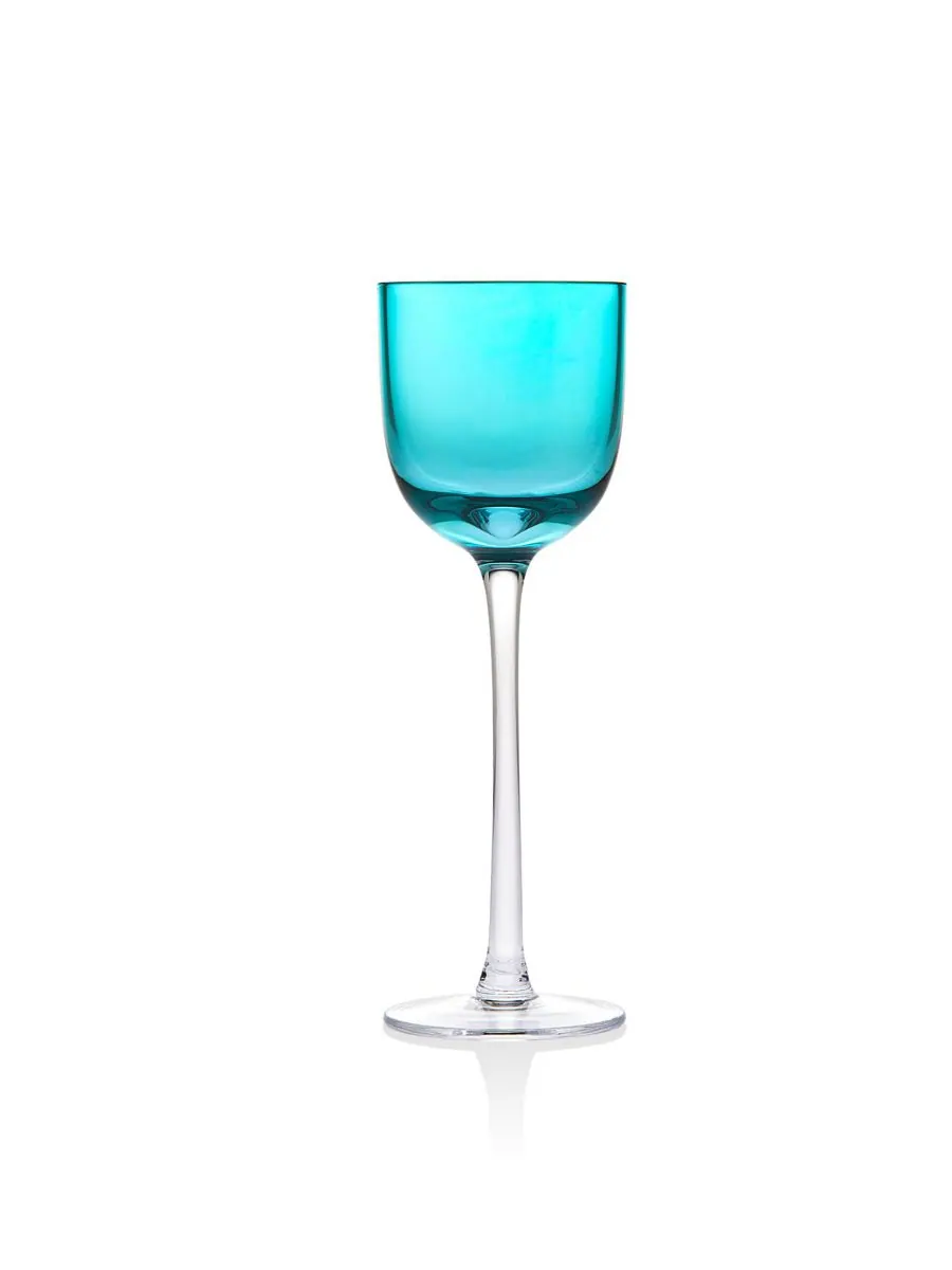 Набор из 4 бокалов для ликера Novo Rondo Sea Blue Godinger — изображение 1 из 1, голубой