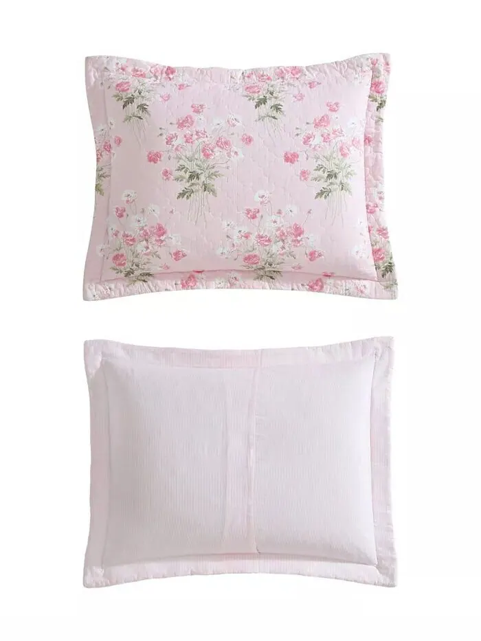Наборы двусторонних одеял Veronicas Bouquet Laura Ashley — изображение 7 из 8, розовый/белый