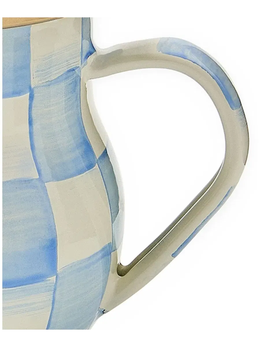 Кружка Sky Check 16 oz. Pattern MacKenzie-Childs — изображение 4 из 4, синий