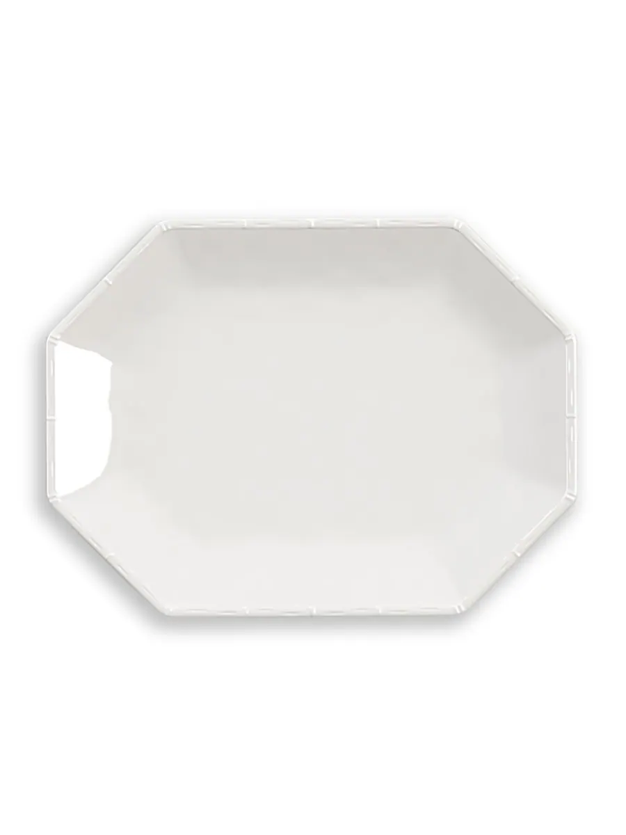 Восьмиугольное блюдо из бамбука с приподнятым краем, 40 см Abode Homewares