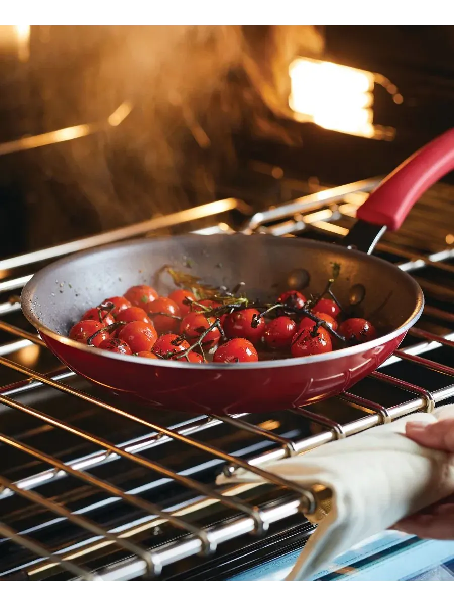 Сковорода Cook + Create из алюминия с антипригарным покрытием, 25 см Rachael Ray — изображение 8 из 8, серый