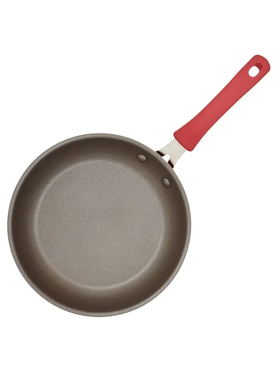 Сковорода Cook + Create из алюминия с антипригарным покрытием, 25 см Rachael Ray — изображение 2 из 10, красный