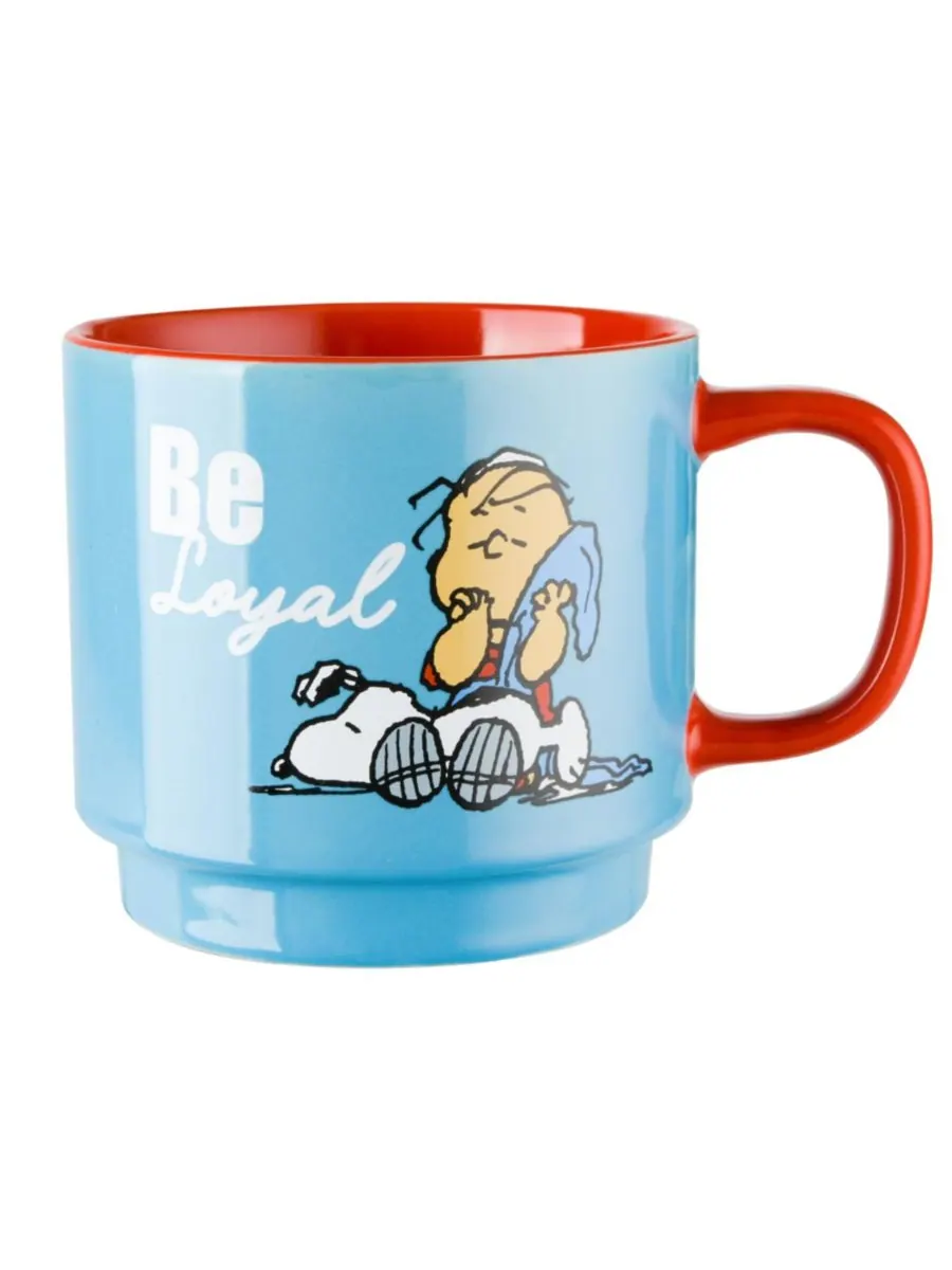 Набор из 4 штабелируемых кружек объемом 15 унций с подставкой Peanuts — изображение 7 из 10
