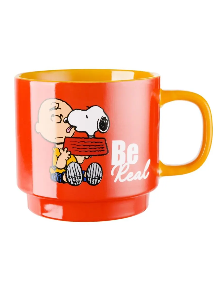 Набор из 4 штабелируемых кружек объемом 15 унций с подставкой Peanuts — изображение 9 из 10