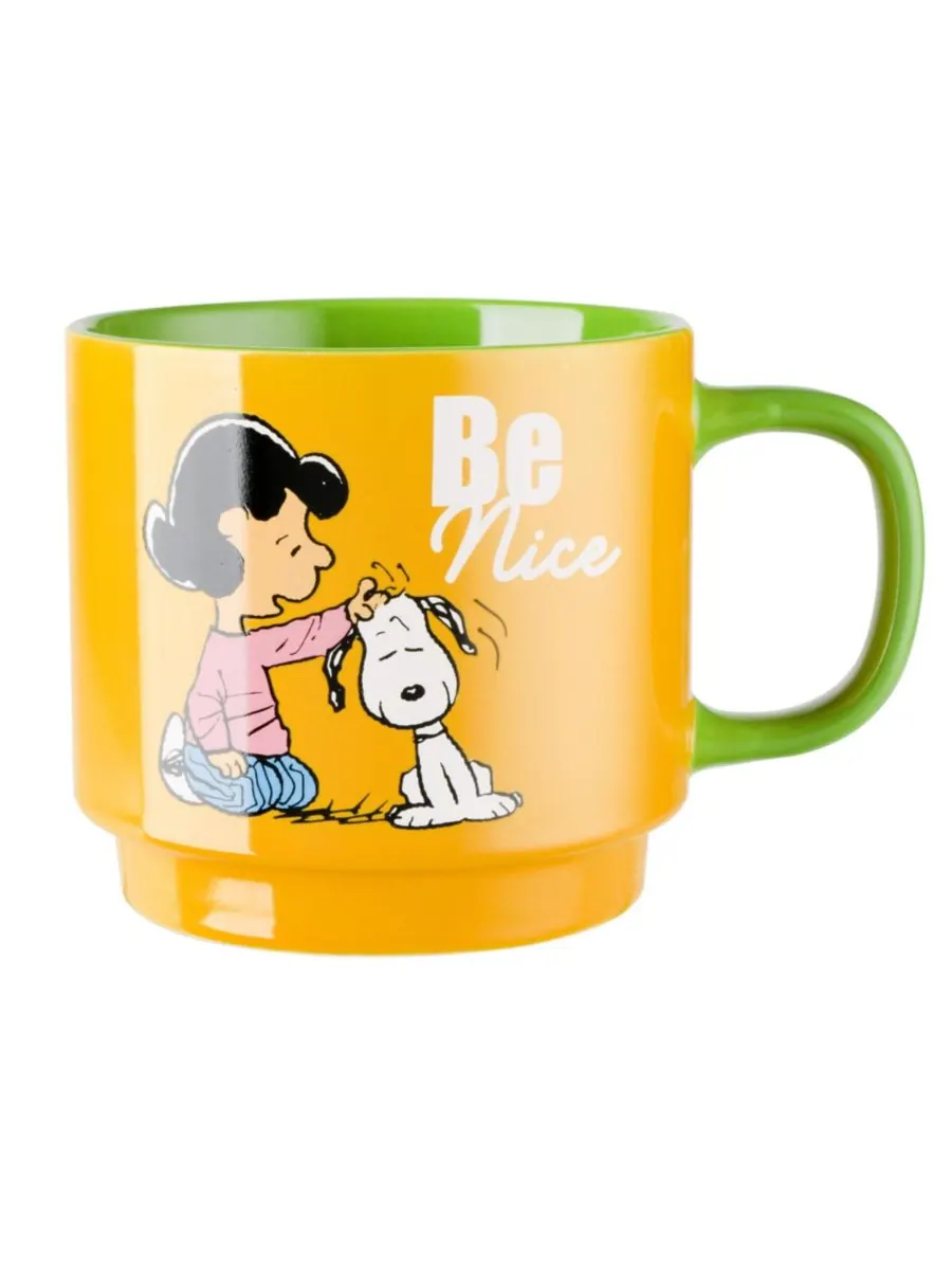 Набор из 4 штабелируемых кружек объемом 15 унций с подставкой Peanuts — изображение 10 из 10