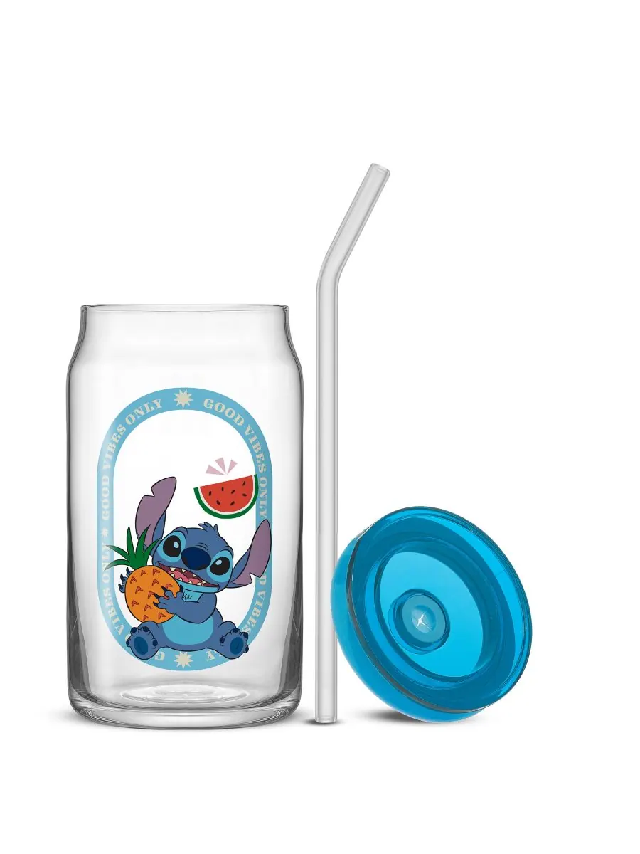 Набор из 4 стаканов Lilo Stitch Island Vibes JoyJolt — изображение 3 из 10, мульти