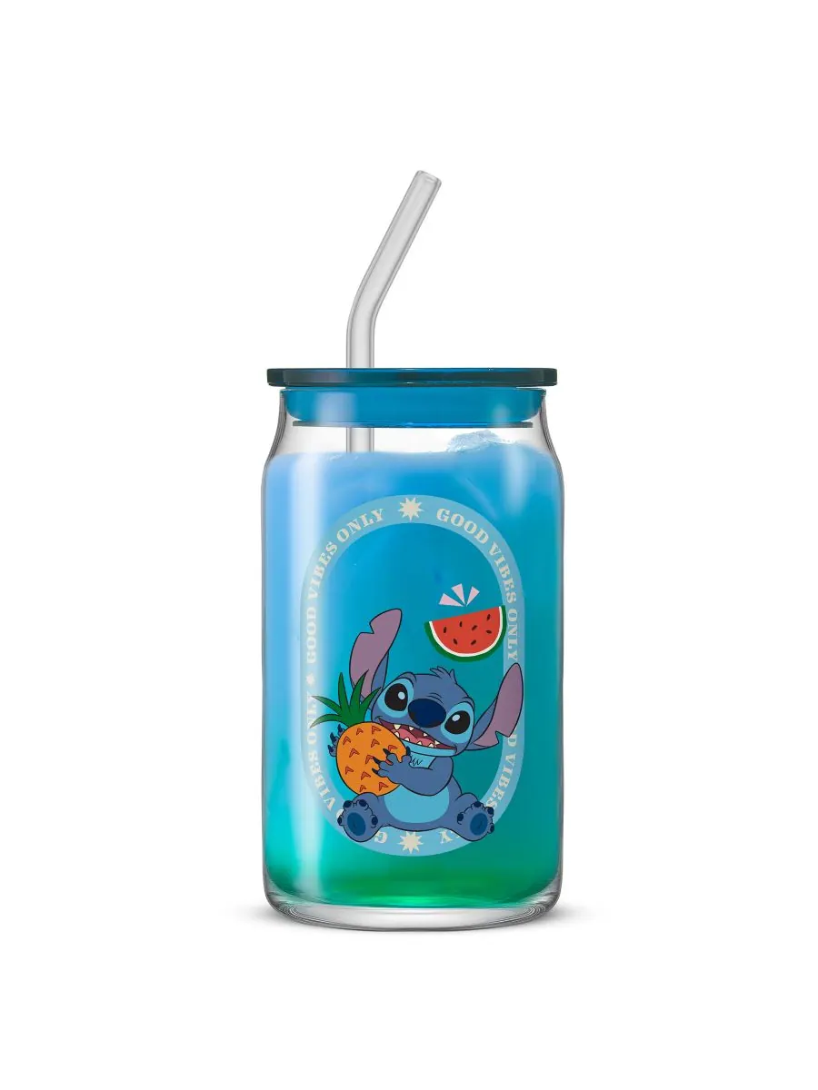 Набор из 4 стаканов Lilo Stitch Island Vibes JoyJolt — изображение 4 из 10, мульти