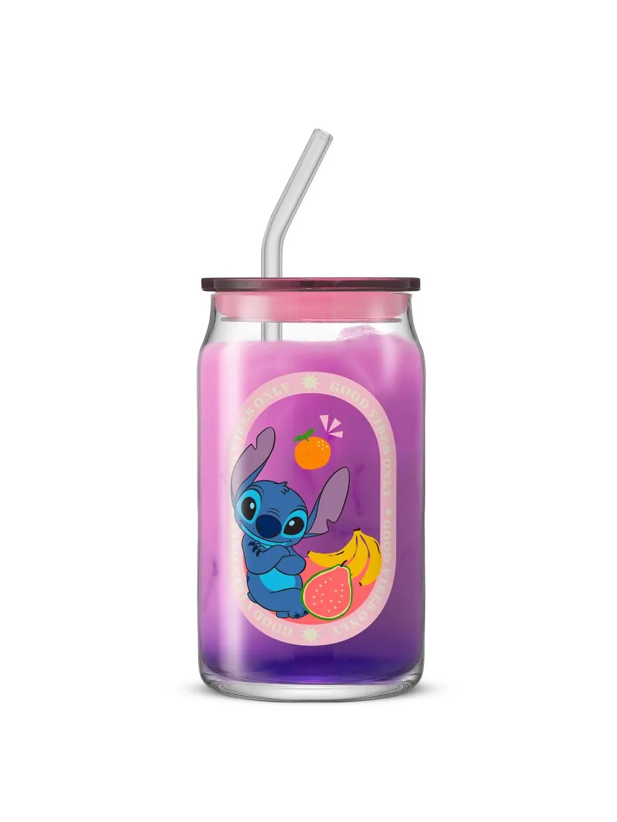 Набор из 4 стаканов Lilo Stitch Island Vibes JoyJolt — изображение 8 из 10, мульти