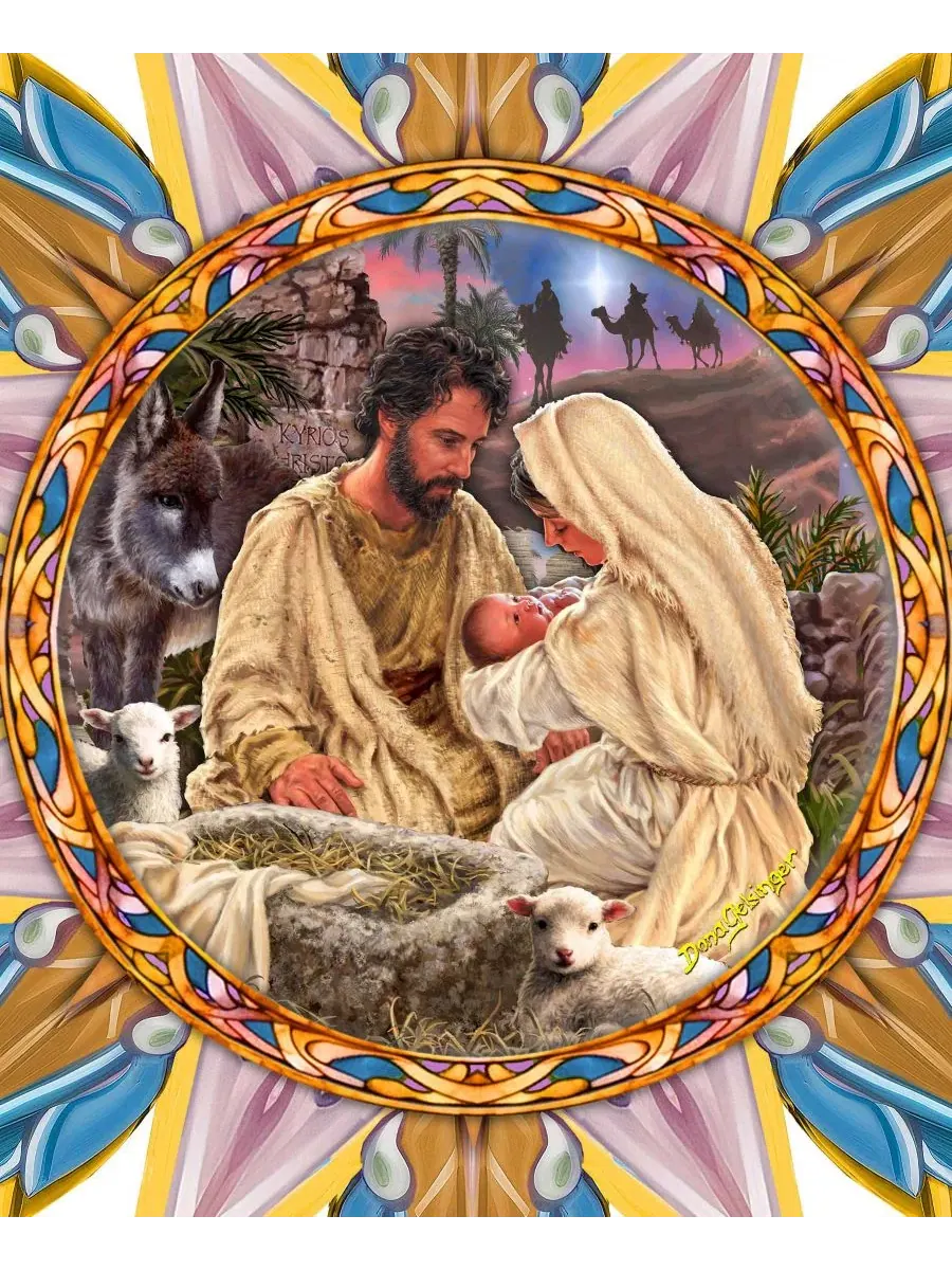 Рождественская верхушка на елку Classic Nativity Wooden Designocracy — изображение 5 из 8, мульти
