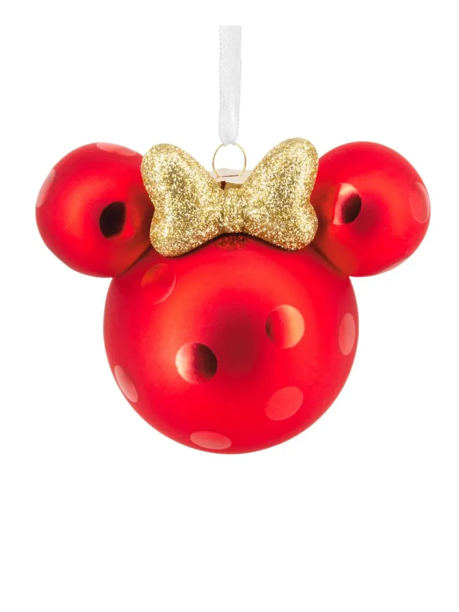 Елочная игрушка Disney Minnie Mouse Ears Icon Hallmark — изображение 1 из 4, мульти