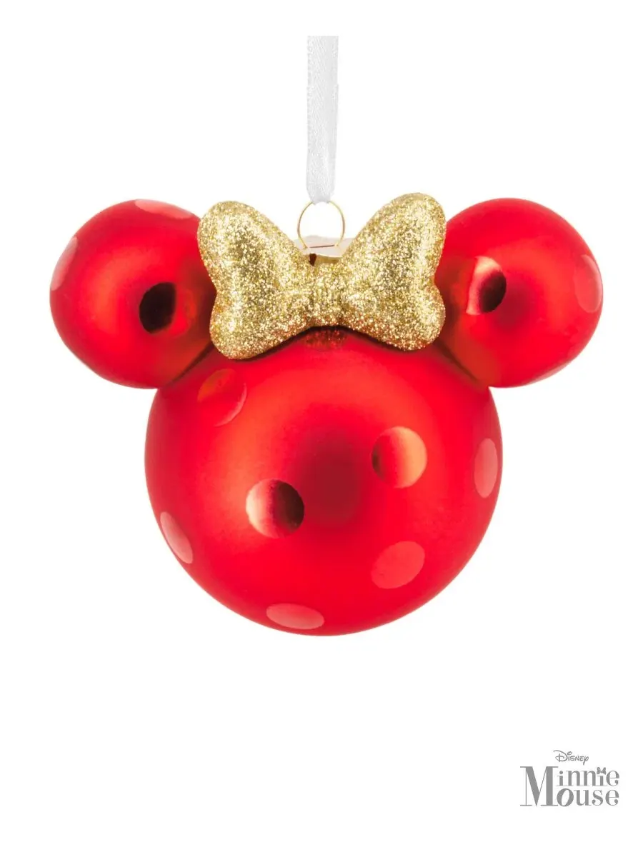 Елочная игрушка Disney Minnie Mouse Ears Icon Hallmark — изображение 3 из 4, мульти