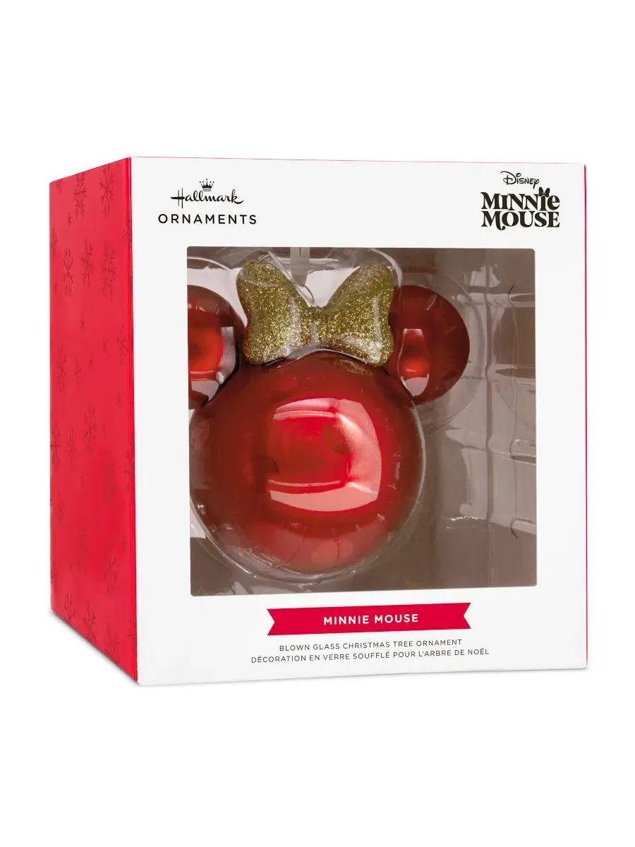 Елочная игрушка Disney Minnie Mouse Ears Icon Hallmark — изображение 4 из 4, мульти