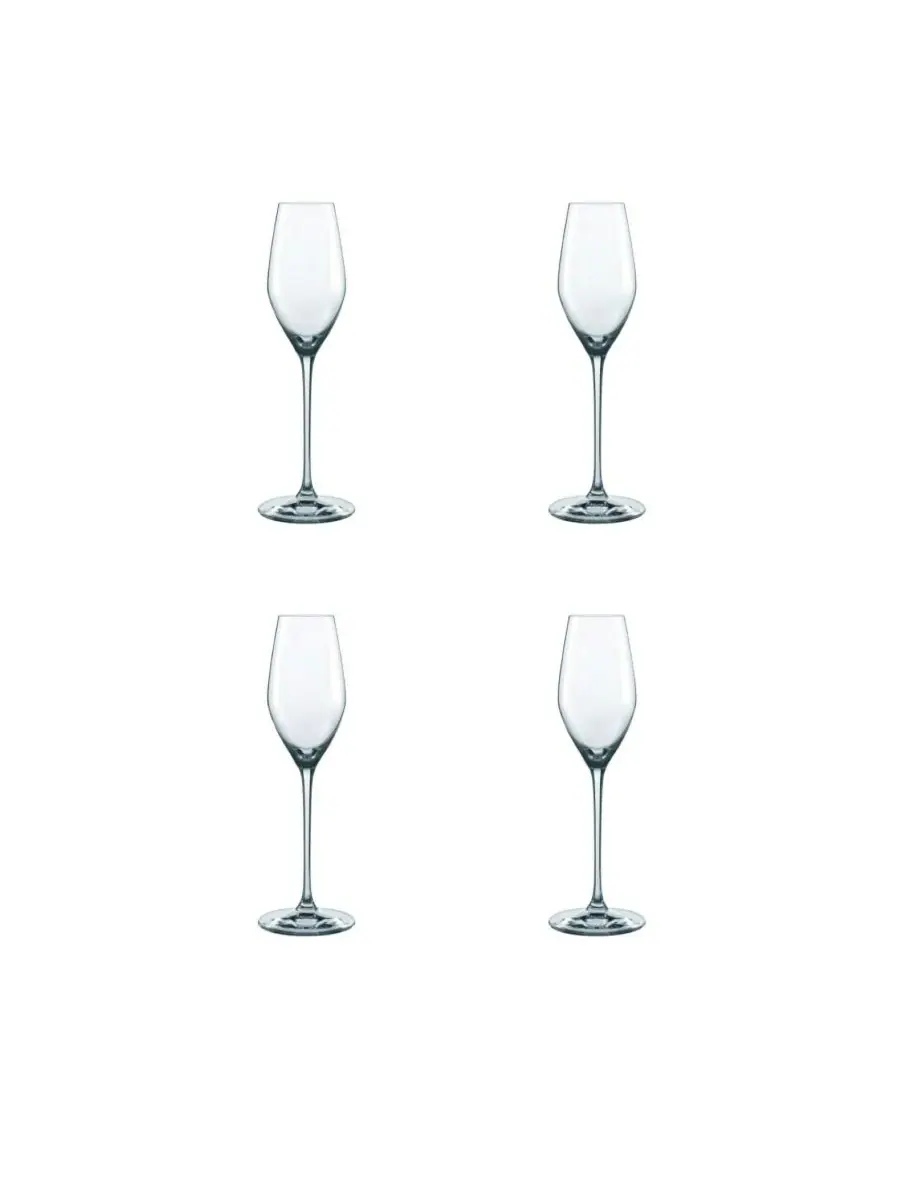 Набор из 4 бокалов для шампанского Supreme Champagne Flute XL Nachtmann — мульти