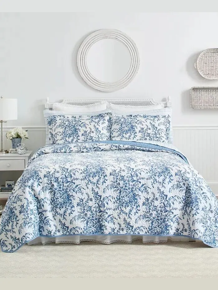 Бедфордские одеяла Laura Ashley — изображение 11 из 12, бледный розовый белый