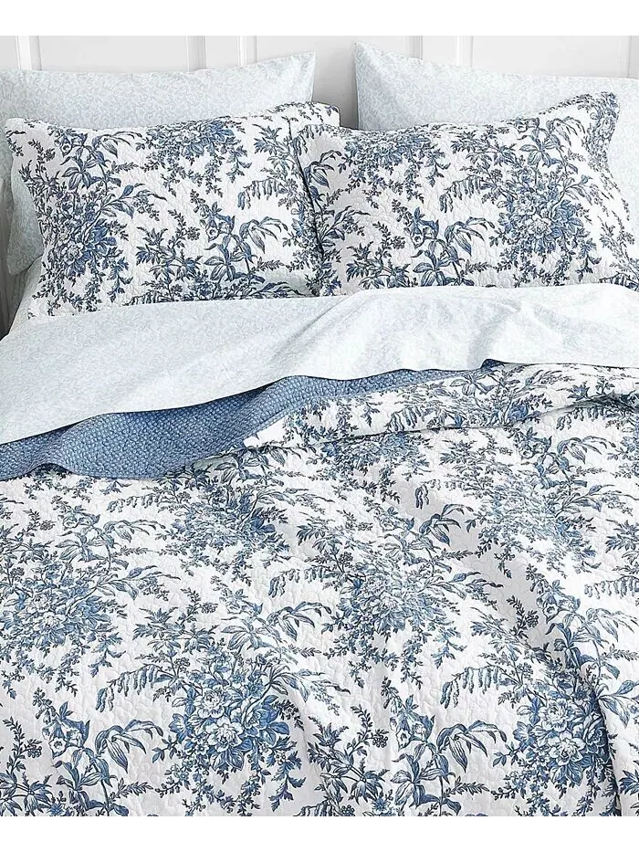 Бедфордские одеяла Laura Ashley — изображение 5 из 12, бледный розовый белый