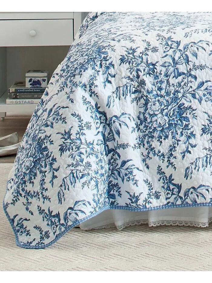 Бедфордские одеяла Laura Ashley — изображение 8 из 12, бледный розовый белый