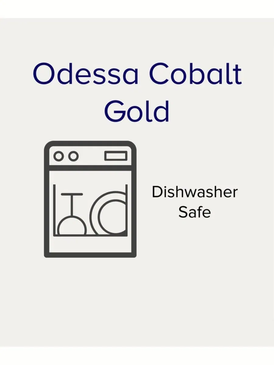 Набор посуды Odessa Cobalt Gold из 5 предметов, на 1 персону Noritake — изображение 2 из 3, синий