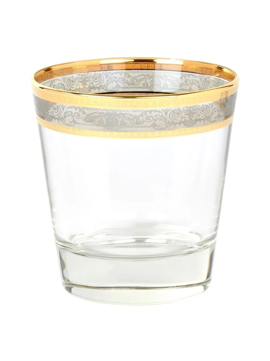 Lorren Home Trends Набор из 6 бокалов для виски Melania Collection Smoke Double Old Fashion — изображение 2 из 3, дымчатый