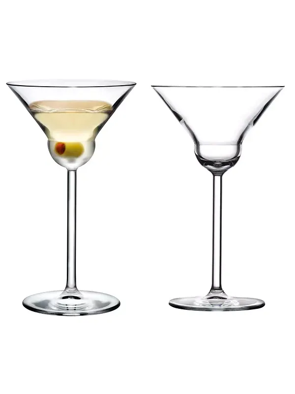 Бокалы для мартини в винтажном стиле, набор из 2 шт. Nude Glass — изображение 1 из 3, прозрачный