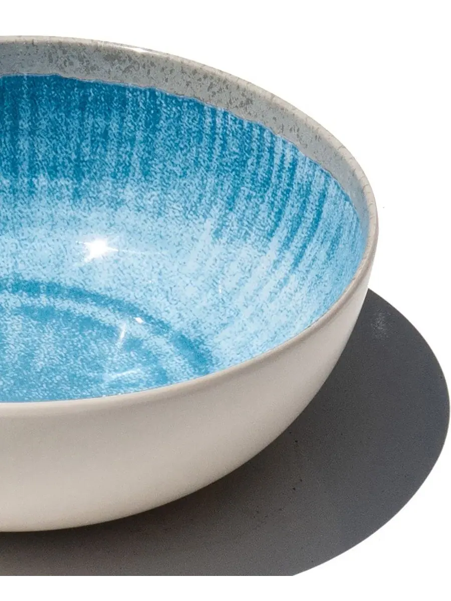 Набор пиал из меламина Coastal Reactive, 6 шт Abode Homewares — изображение 4 из 4, синий