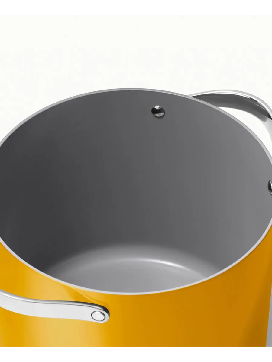 Посуда Cookware Plus с антипригарным покрытием, кастрюля для бульона Caraway — изображение 5 из 5, бежевый