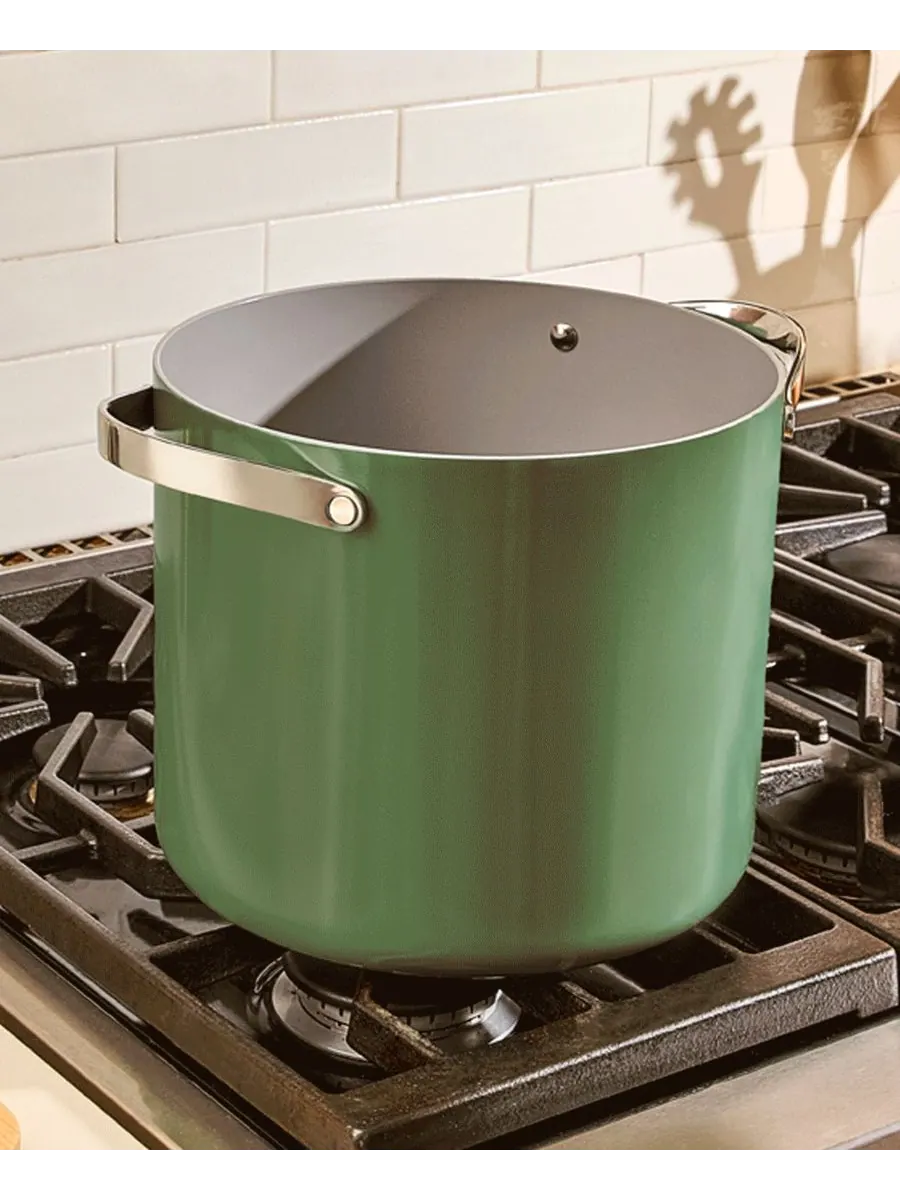 Посуда Cookware Plus с антипригарным покрытием, кастрюля для бульона Caraway — изображение 3 из 5, шалфейный