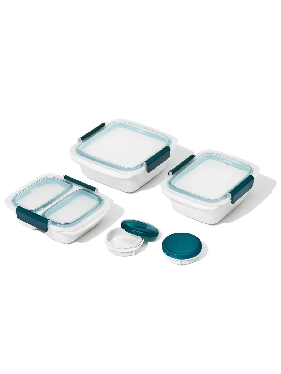 Набор из 10 контейнеров для хранения продуктов Prep & Go Oxo — изображение 1 из 10, нет цвета