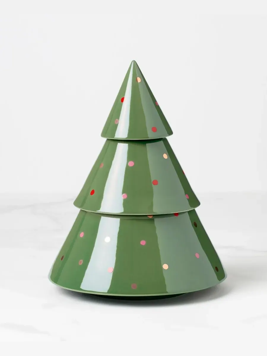 Декоративная баночка для сладостей Kate Spade Figural Evergreen Kate Spade New York — изображение 2 из 4, зеленый