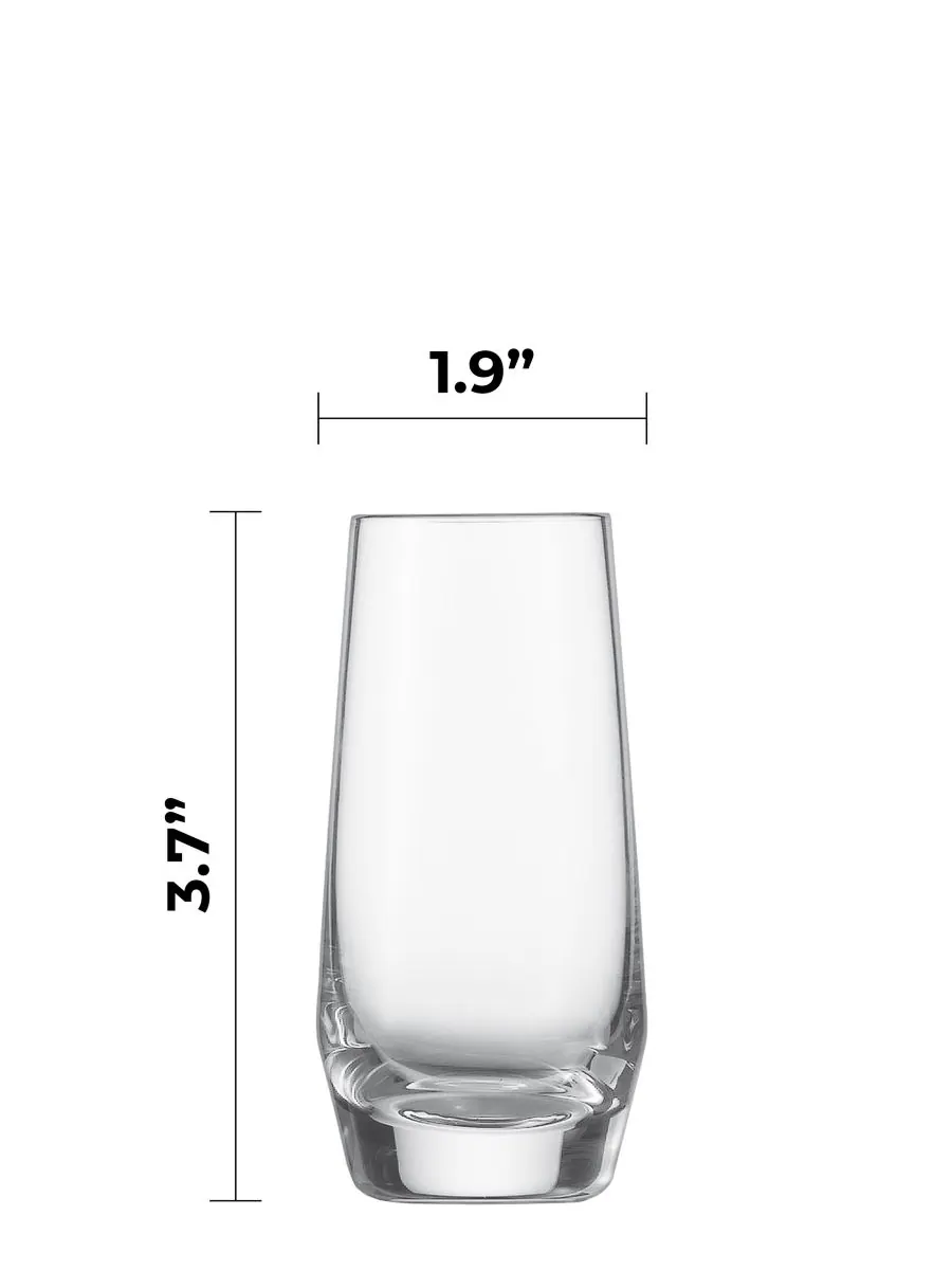 Набор из 6 рюмок Pure Shot Glass объемом 3,2 унции Zwiesel Glas — изображение 5 из 6, прозрачный