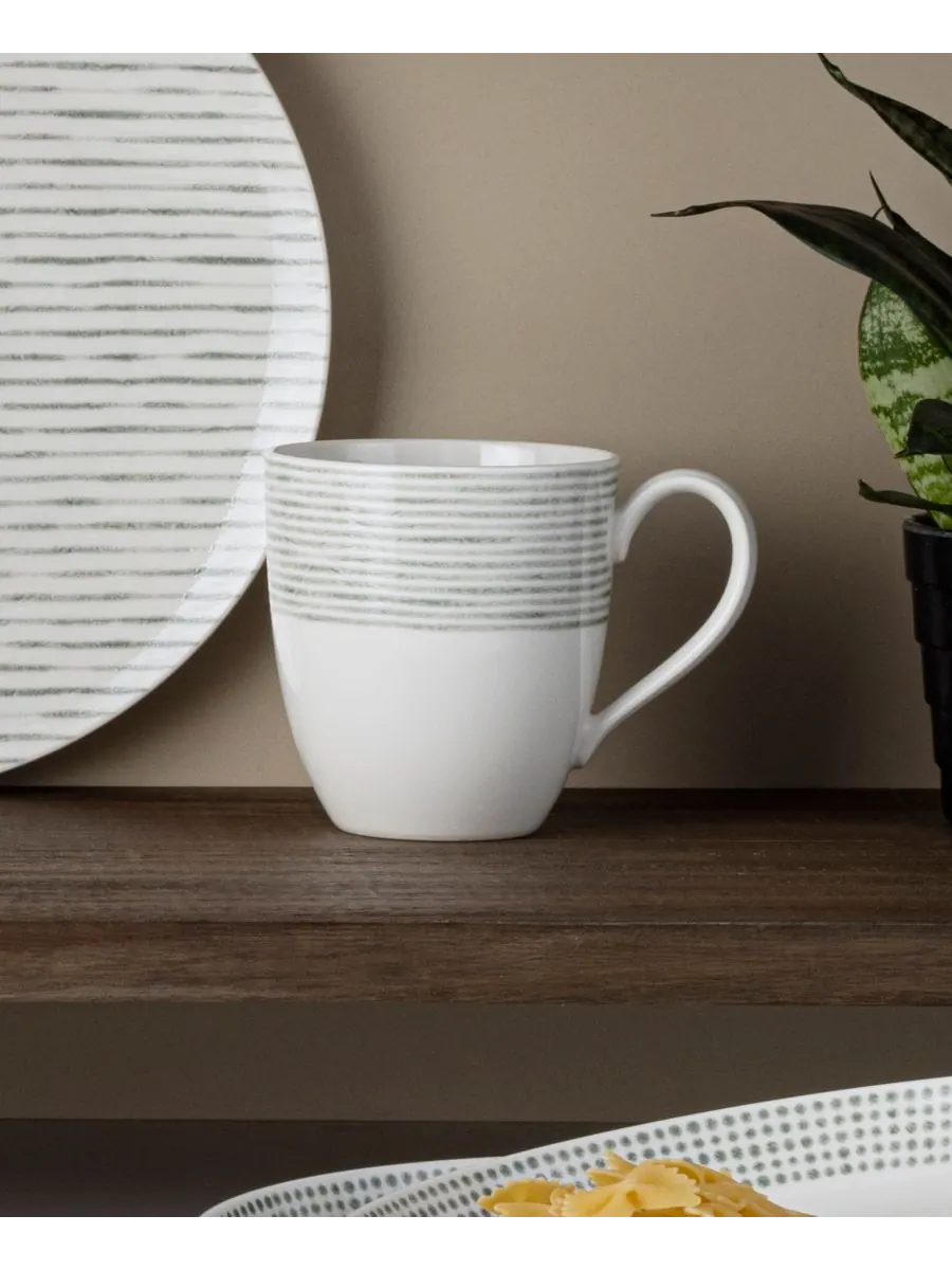 Набор из 4 кружек «Гамак» Noritake — изображение 2 из 10, зеленый