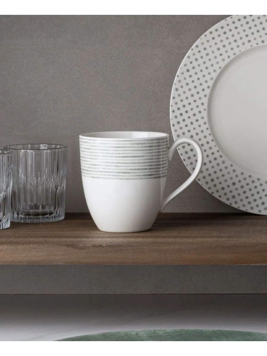 Набор из 4 кружек «Гамак» Noritake — изображение 5 из 10, зеленый