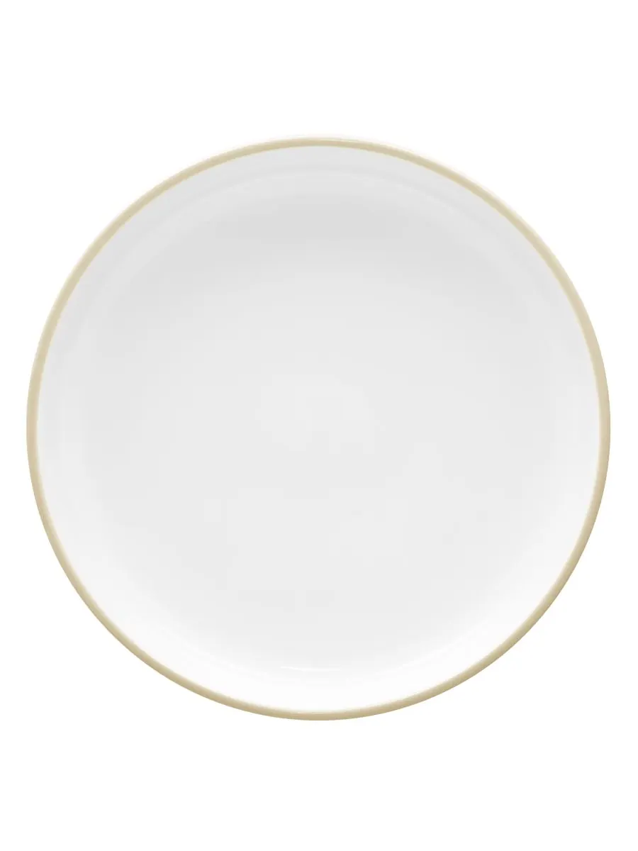 Noritake Набор из 4 глубоких тарелок Colortex Stone Stax цвета слоновой кости — изображение 2 из 3, белый