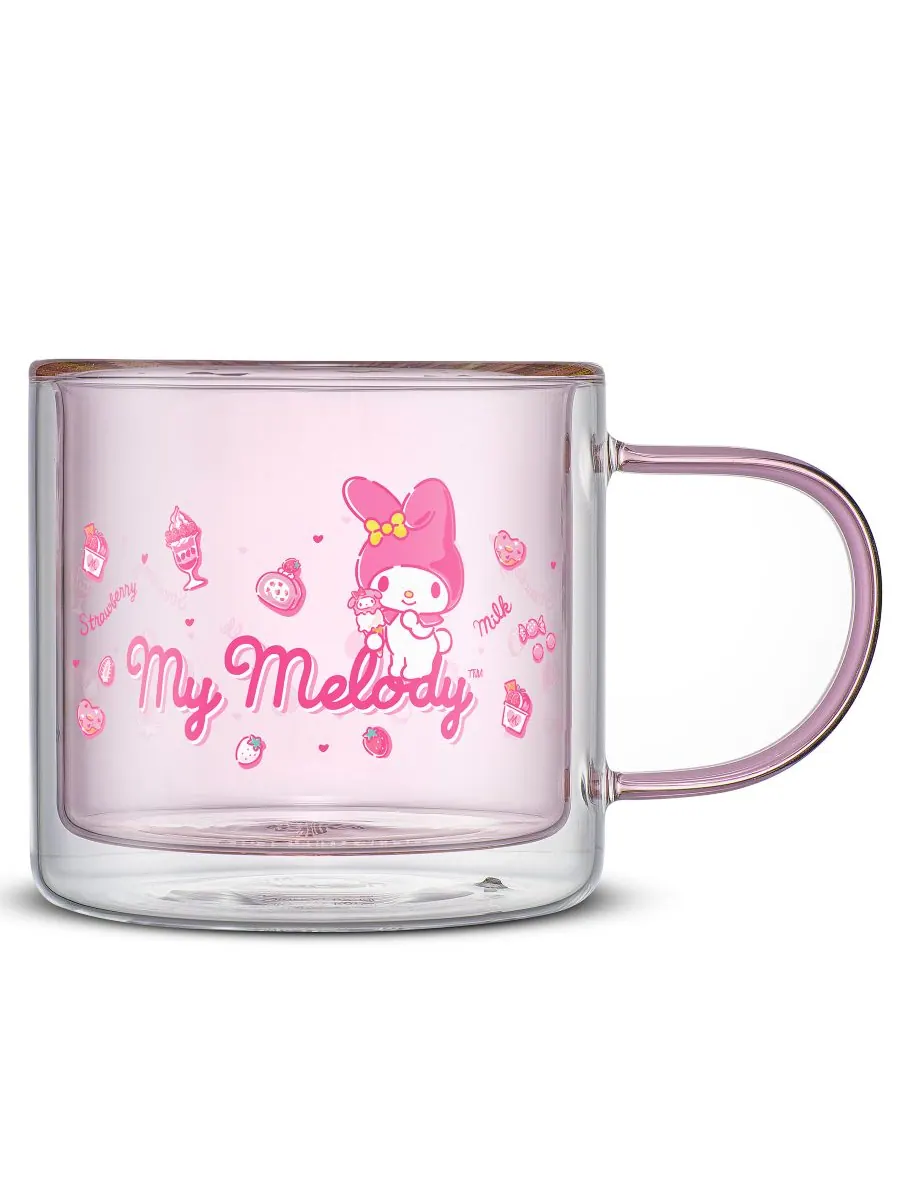 Кружка для кофе Sanrio My Melody с двойными стенками JoyJolt