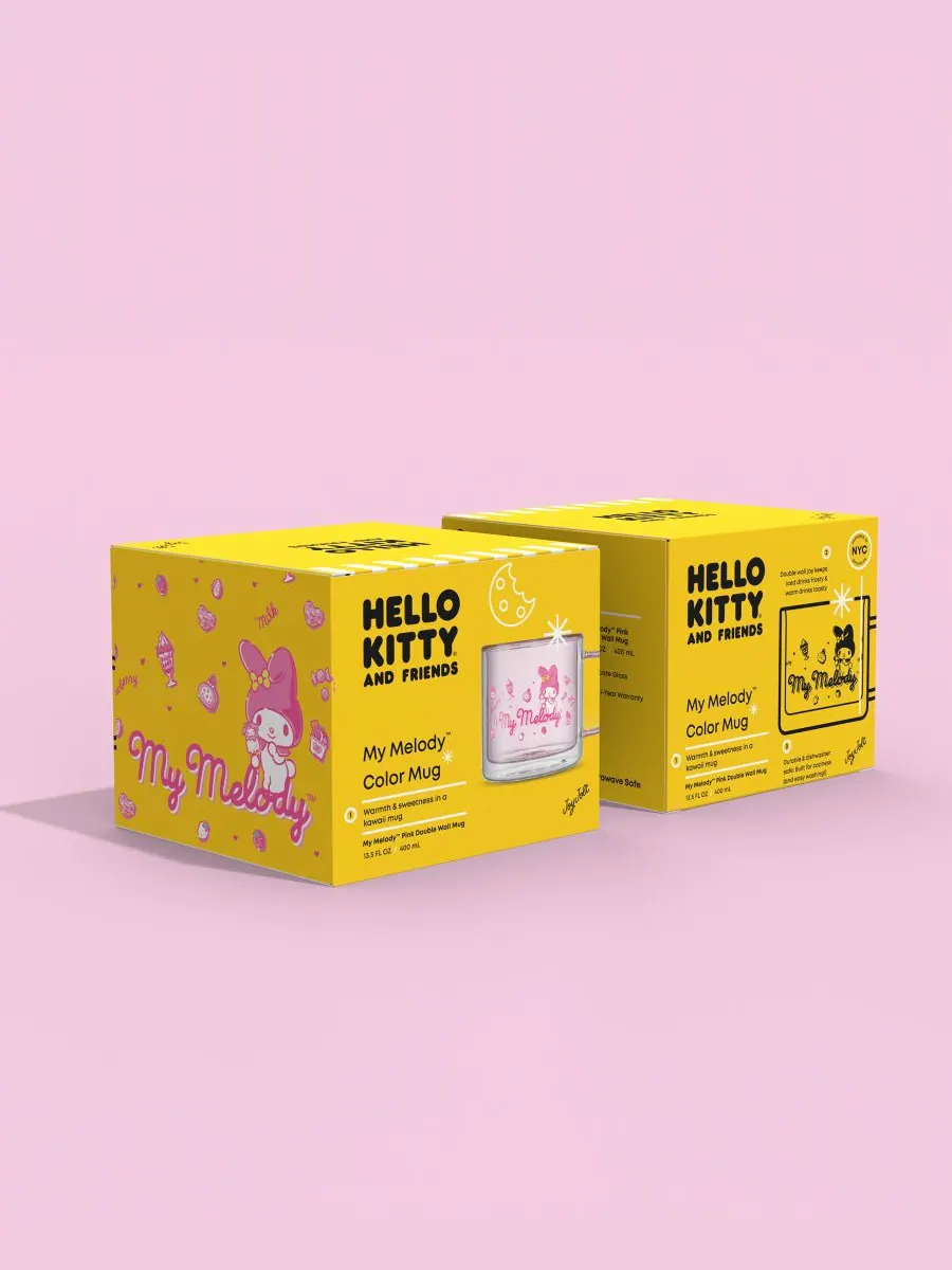 Кружка для кофе Sanrio My Melody с двойными стенками JoyJolt — изображение 2 из 9, мульти