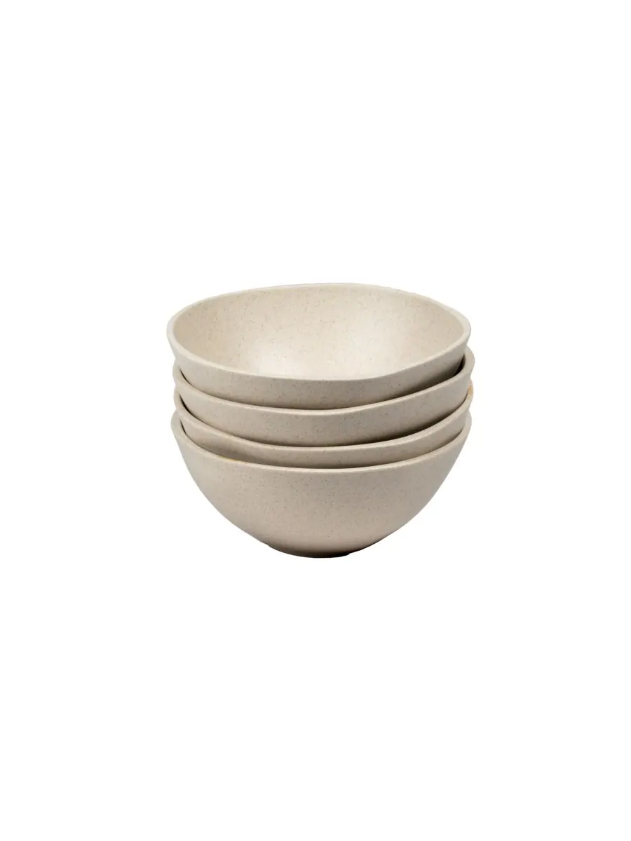 Набор посуды Coupe Wheat из 12 предметов, на 4 персоны Abode Homewares — изображение 3 из 7, бежевый