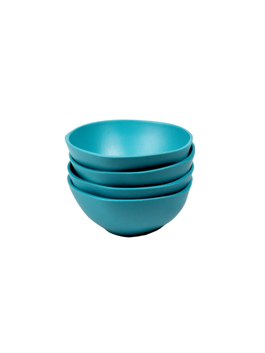 Набор посуды Coupe Wheat из 12 предметов, на 4 персоны Abode Homewares — изображение 5 из 7, синий