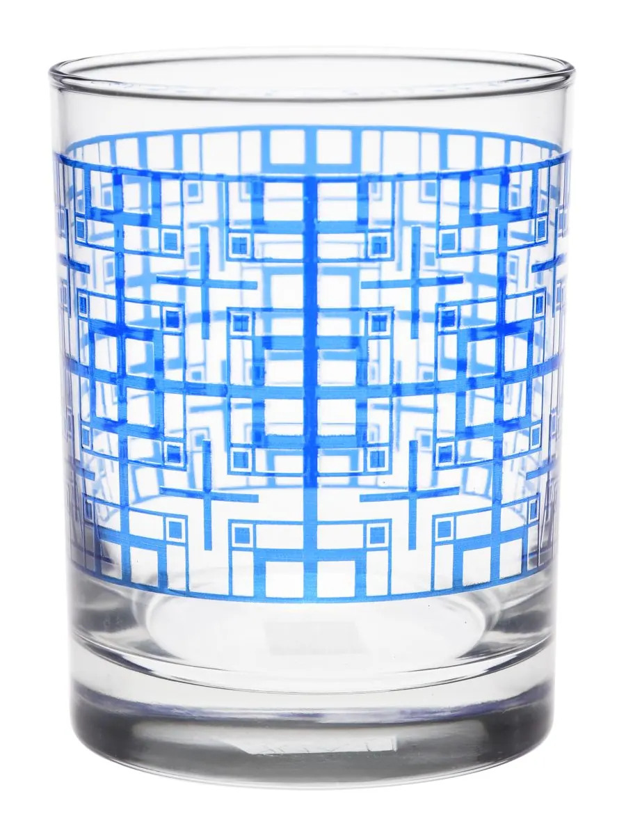 Набор из 4 бокалов Millard Block Double Old Fashioned Glasses Frank Lloyd Wright — изображение 2 из 3, мульти