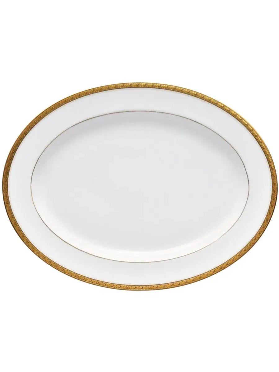 Овальное блюдо Charlotta Gold 40 см Noritake — изображение 1 из 3, золото